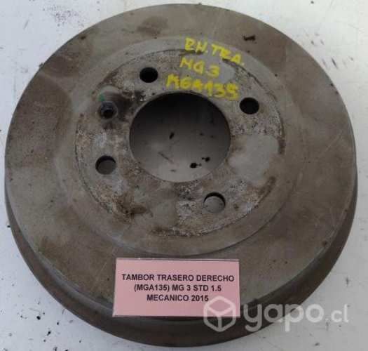Tambor Trasero Derecho (MGA135) MG 3 STD 1.5 Mec