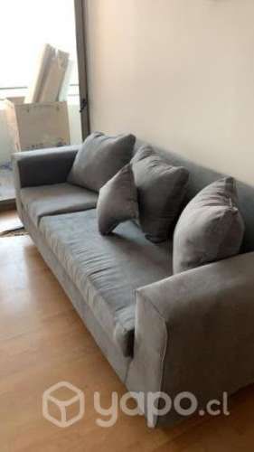 Sillón gris 3 Cuerpos