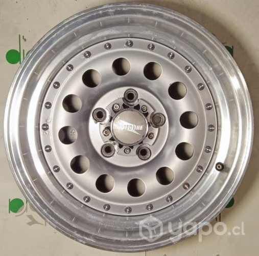 4 LLANTAS SEEPDLINE 16x8-5x130, SANGYONG ACTYON SP