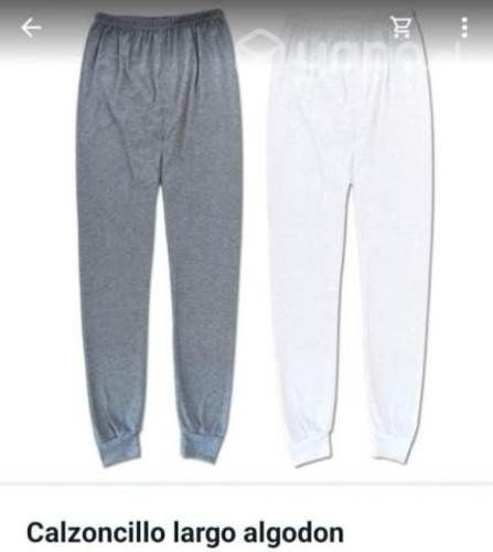 Calzoncillos largos 100% algodón tallas M-L-XL-XXL