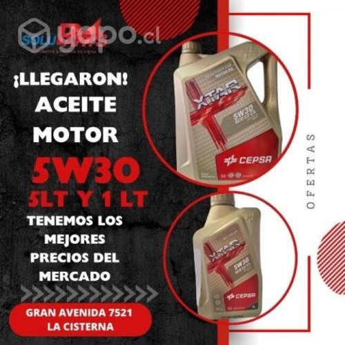 Llegaron aceite motor 5w30 consulte