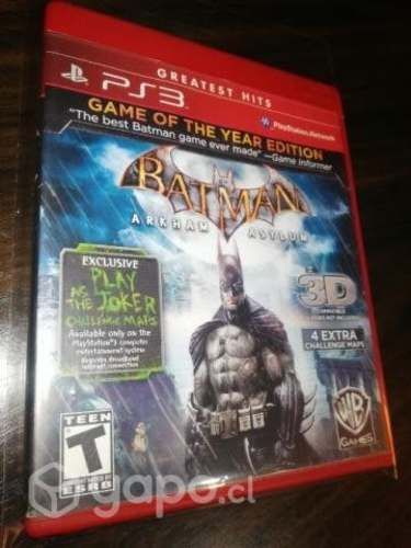 Batman arkham asylum. ps3.