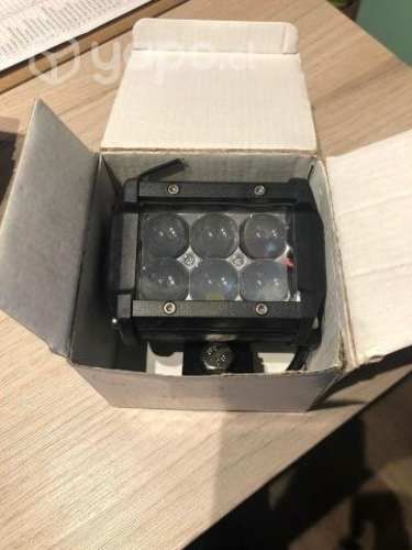 KIT focos neblineros led 18w +relé para moto