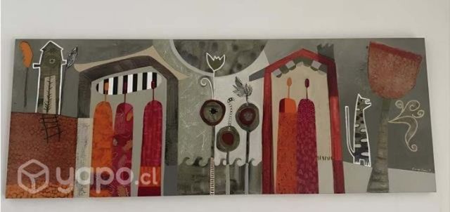 Cuadro Óleo De Carola Gasic