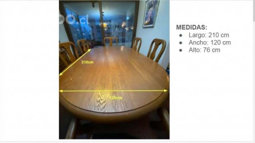 Mesa Comedor de Pino Oregón Americano