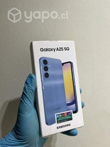 Samsung Galaxy A25 5G nuevo open box celeste