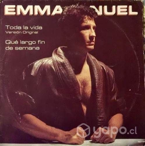 Emmanuel Vinilo Maxi Single Toda La Vida