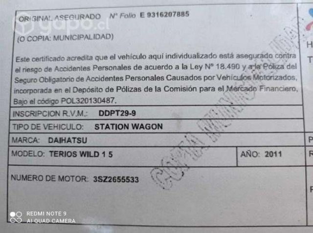 Daihatsu terios wild 1.5 2011