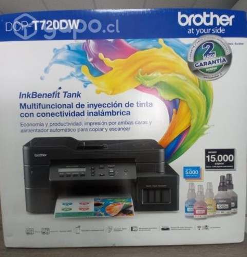 Impresora tinta continua brother dcp-t720dw