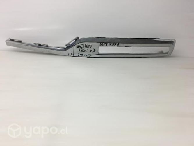 Bisel cromado de parachoque delantero lh chery tig