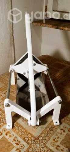 Freidora doble , plancha churrasquera, cortadora