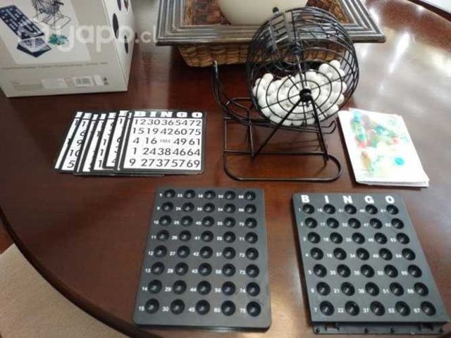 Dos juegos de mesa magia caja Bingo tómbola