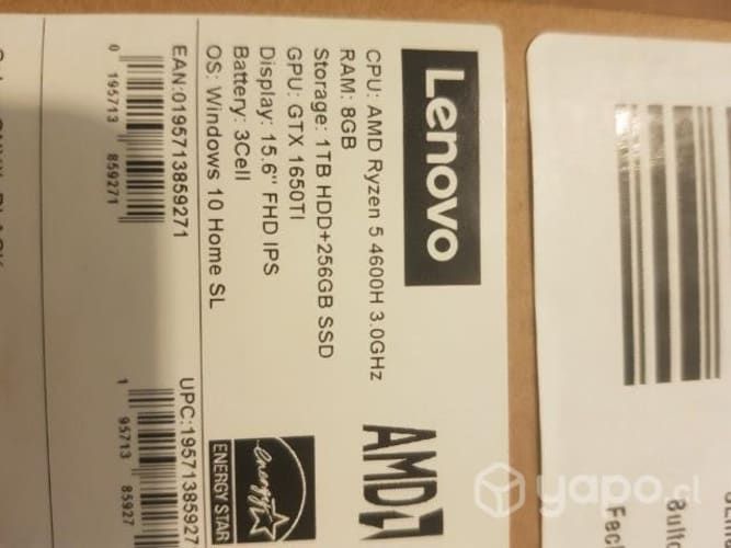 Vendo o permuto ideapad gaming notebook