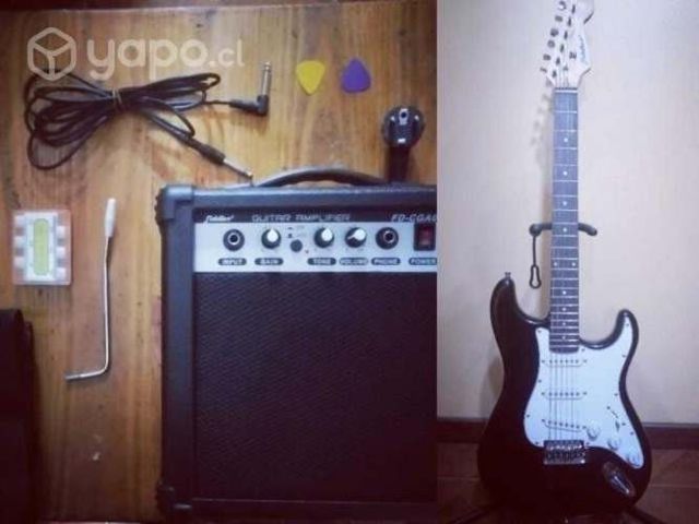 Guitarra Eléctrica Fiddler + Amplificador