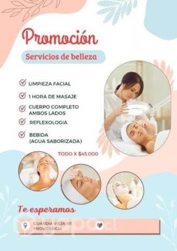 Promo masajes + limpieza facial