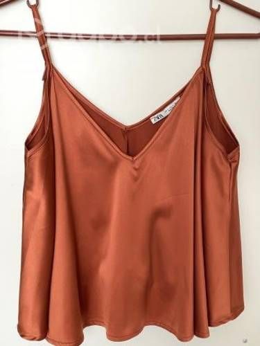 Blusa Zara color cobre