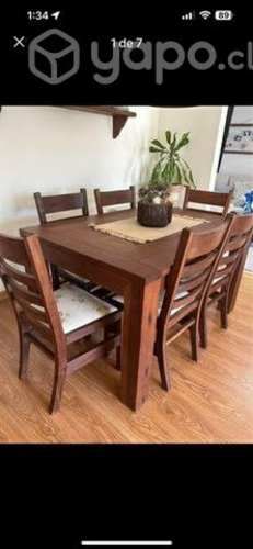 Comedor de madera de roble de demolición