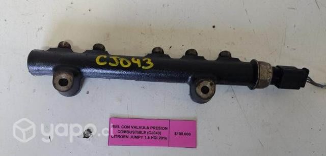 Riel Con Valvula Presion Combust (CJ043) Jumpy 1.6