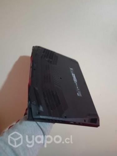 Notebook gamer acer nitro detalle