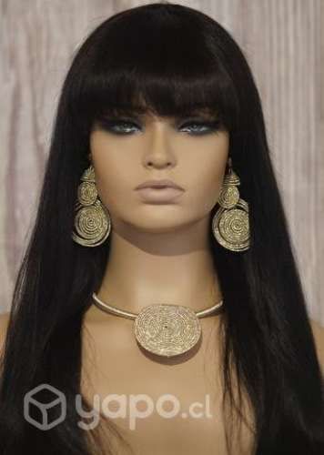 Peluca Natural, flequillo