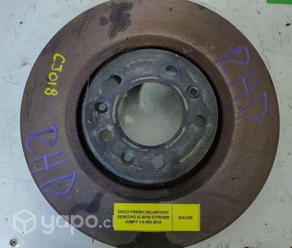 Disco Freno Delantero Der (CJ018) Citroen Jumpy