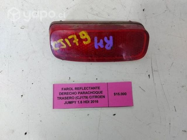 Farol Reflectante Der Parachoq Tras (CJ179) Jumpy