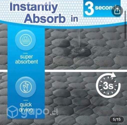 Alfombra absorbente lavable perros talla L