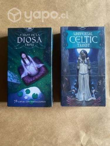 Mazos Tarot originales abiertos y cerrados