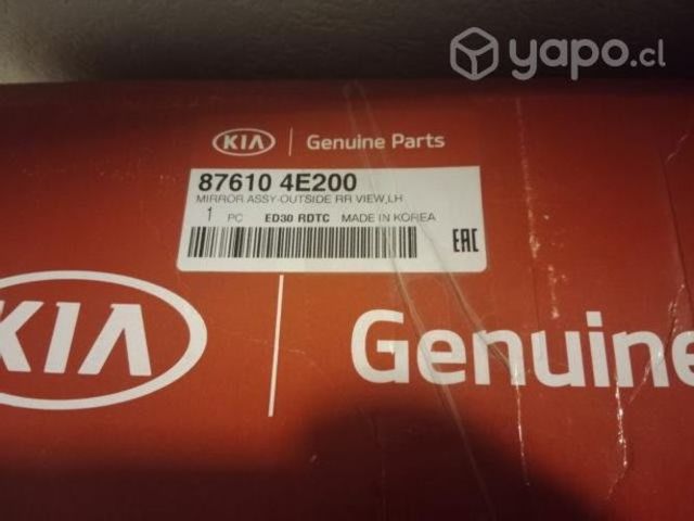Espejo lateral izquierdo Kia frontier año 2019