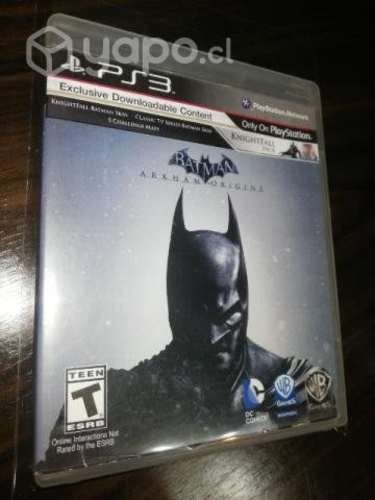 Batman arkham origins. ps3.