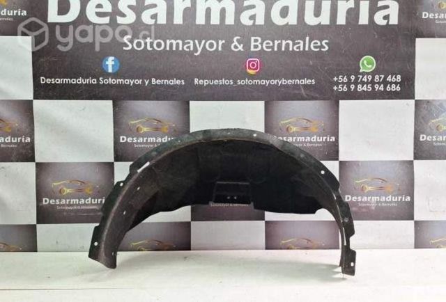 Guardafango Ranger Raptor 2020 a 2023 Trasero Lh 2