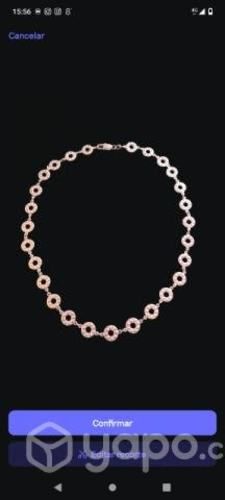 Cadena corta de mujer plata 925