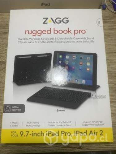 Carcasa y Teclado inalámbrico iPad ZAGG