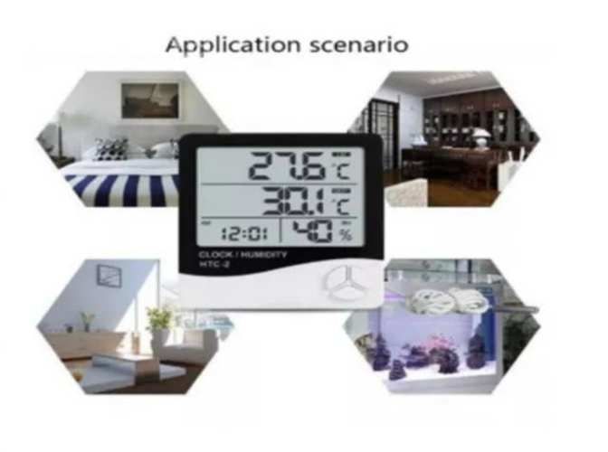 Termometro Higrometro Digital Htc-2 Con Sonda Relo