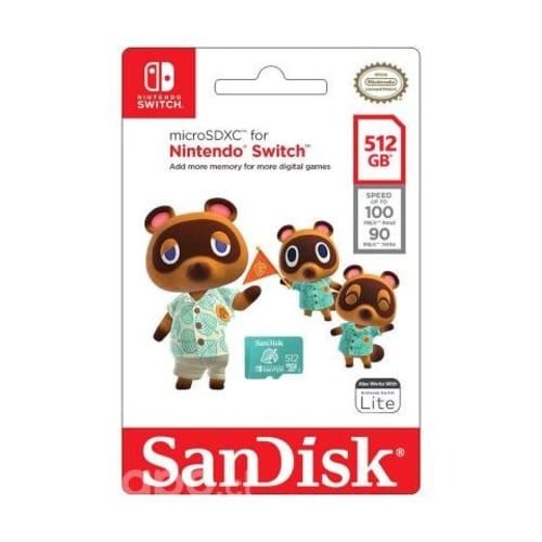 Tarjeta MicroSDXC SanDisk 512GB SDSQUAC-512G-GN6MA