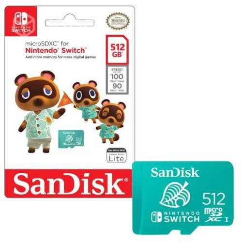 Tarjeta MicroSDXC SanDisk 512GB SDSQUAC-512G-GN6MA