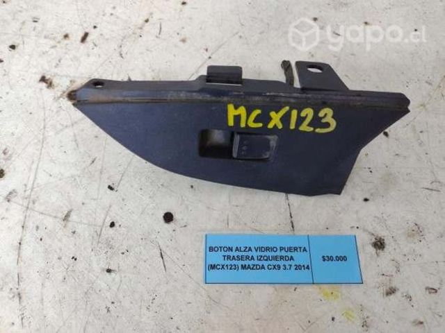 Boton Alza Vidrio Pta Tras Izq (MCX123) Mazda CX9