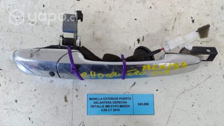 Manilla Exterior Puerta Del Detalle Mazda CX9