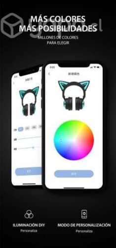 Audifonos YOWU Bt 5.0 Aptx Cat Ears