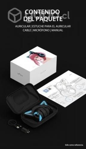 Audifonos YOWU Bt 5.0 Aptx Cat Ears