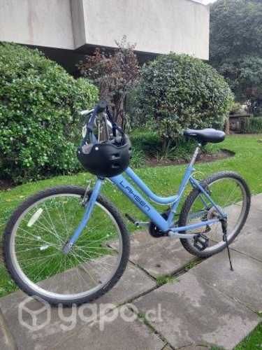 Bicicleta Lahsen+casco