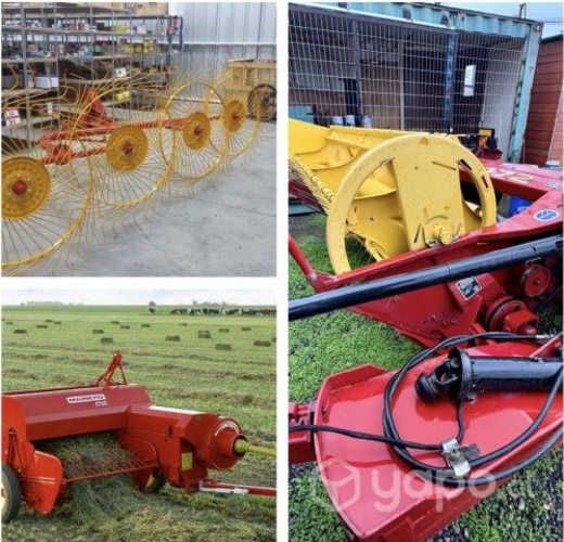 Segadora enfardadora y rastrillo 4 estrellas