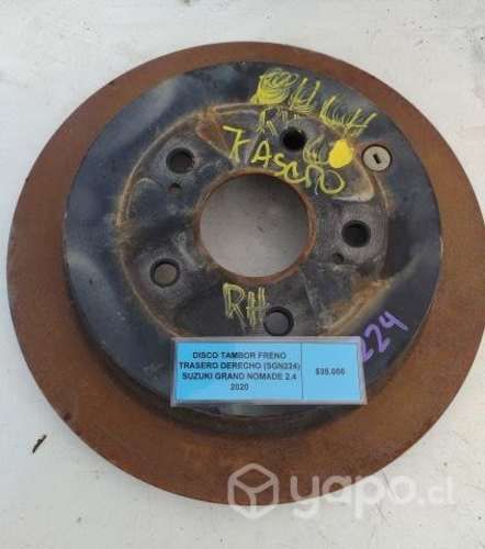 Disco Tambor Freno Tras Der (SGN224) Grand Nomade