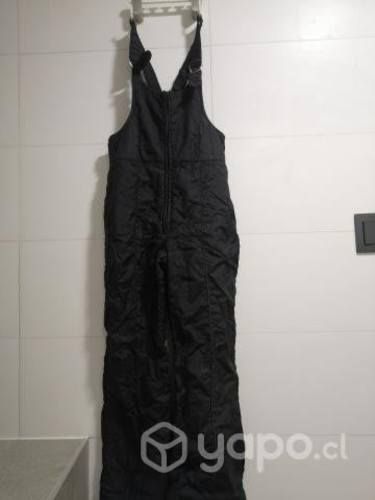 Jardinera acolchada negra talla M especial nieve