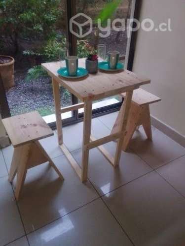 Juego de comedor rusticos