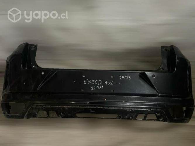 Parachoque trasero exeed txl 2021 2024