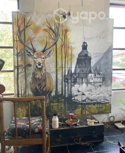 Cuadro mirada de alce