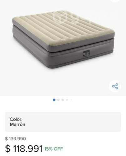 Colchón inflable eléctrico 2 plazas