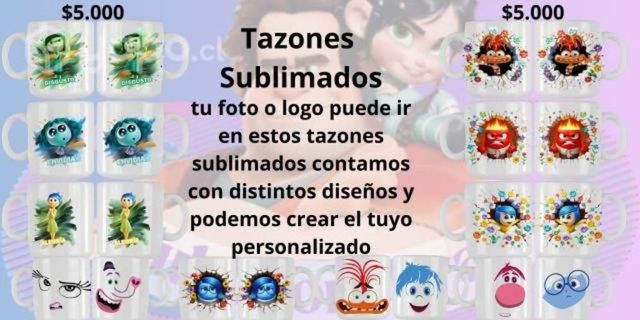 Relojes tazones posavasos y articulos sublimados