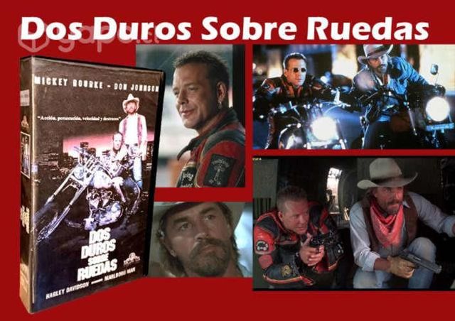 Pelicula en VHS. Dos duros sobre ruedas